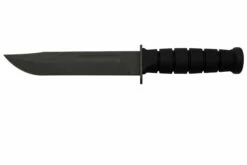 Spartan KA-BAR SB54 CPM MagnaCut, Black, Black Leather Sheath, Couteau Fixe