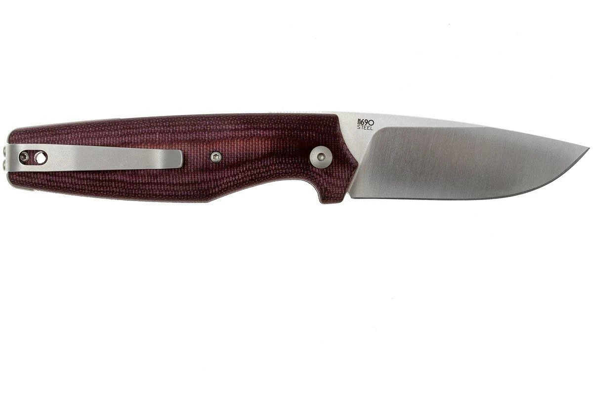 Viper Dan 1 5928CBR Burgundy Micarta N690, Drop-point 3 Viper Dan 1 5928CBR Burgundy Micarta N690, Drop-point