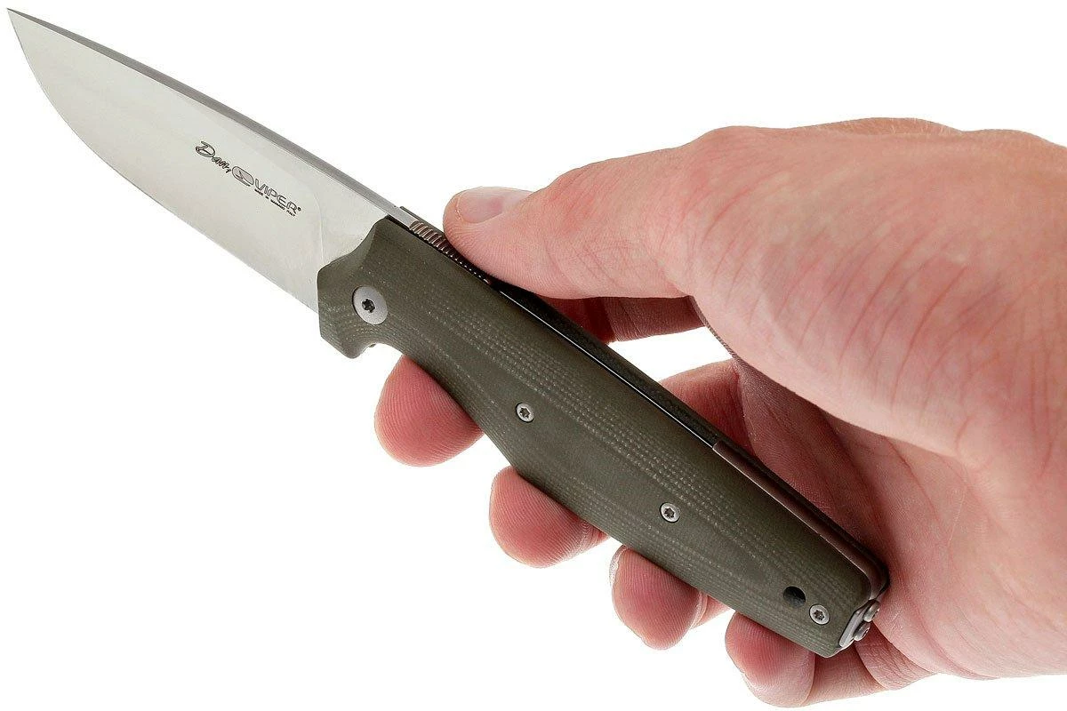 Viper Dan 1 5928GGR Green G10 N690, Drop-point 9 Viper Dan 1 5928GGR Green G10 N690, Drop-point – Image 7