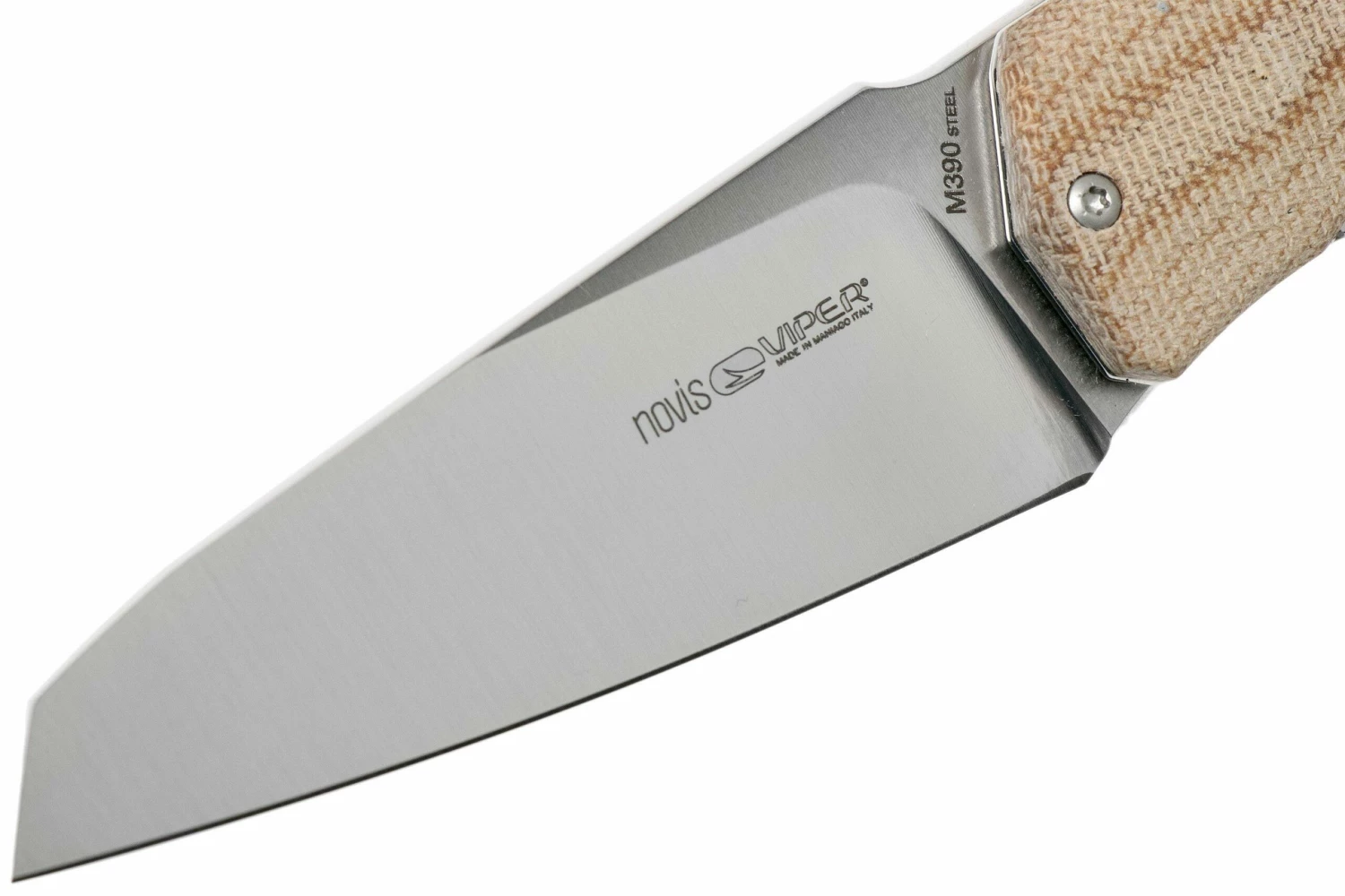 Viper Novis Natural Canvas Micarta 5972CM Couteau De Poche, Silvestrelli Design 5 Viper Novis Natural Canvas Micarta 5972CM Couteau De Poche, Silvestrelli Design – Image 3