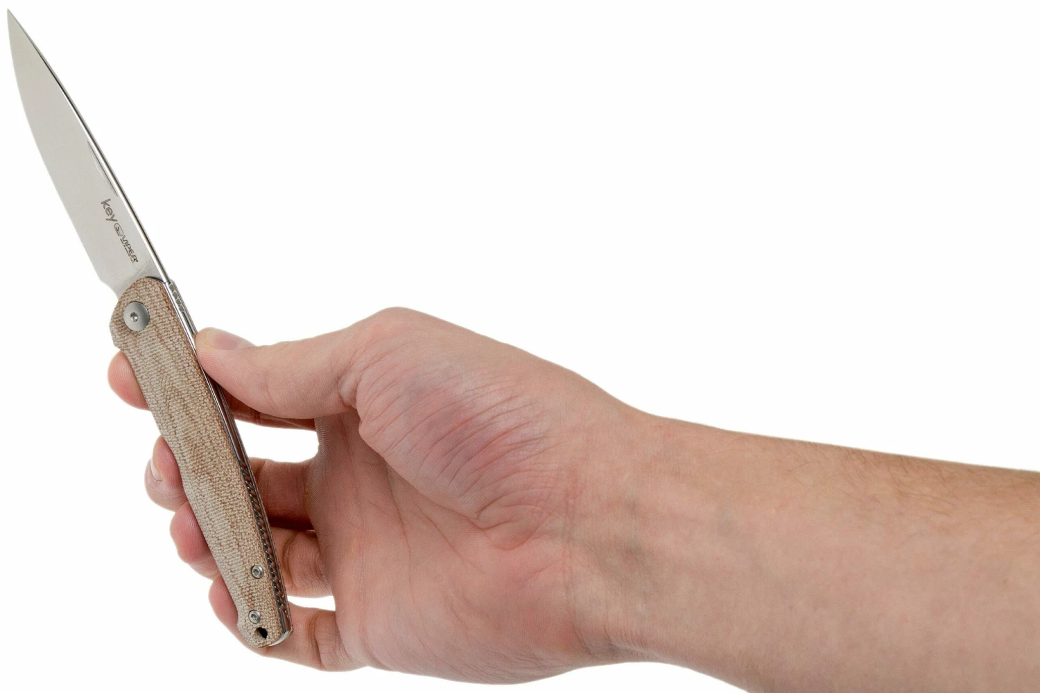 Viper Key V5976CN Natural Canvas Micarta Couteau De Pohce, Jesper Voxnaes Design 10 Viper Key V5976CN Natural Canvas Micarta Couteau De Pohce, Jesper Voxnaes Design – Image 8