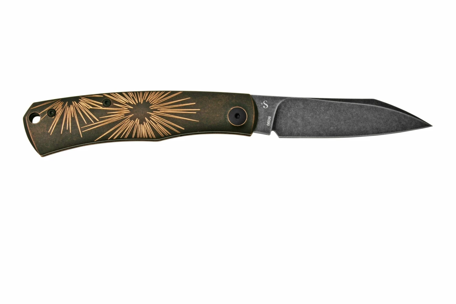 Viper Hug V5991BRS Black Blade, Black Stonewashed Bronze Star Couteau De Poche, Sacha Thiel Design 4 Viper Hug V5991BRS Black Blade, Black Stonewashed Bronze Star Couteau De Poche, Sacha Thiel Design – Image 2