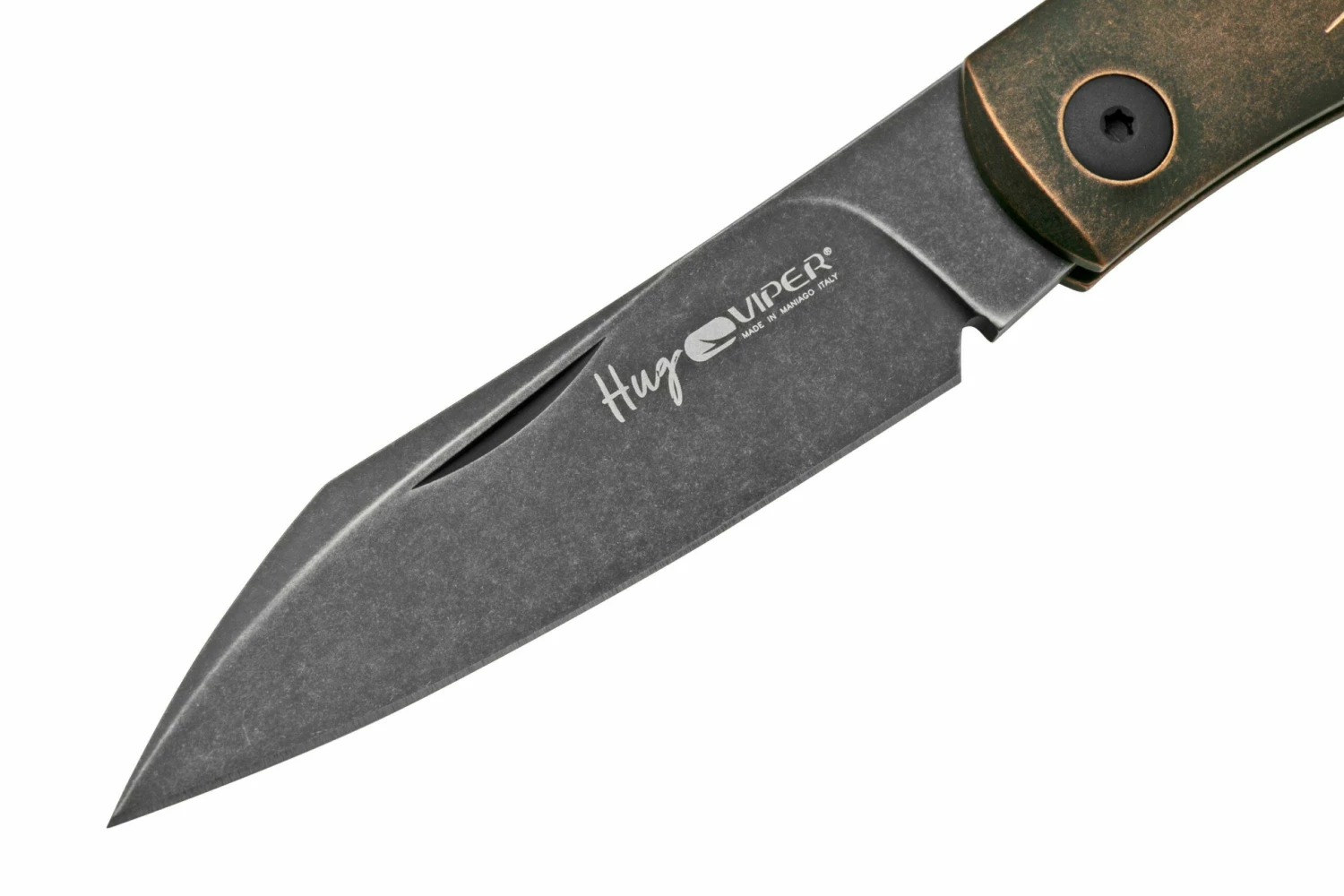 Viper Hug V5991BRS Black Blade, Black Stonewashed Bronze Star Couteau De Poche, Sacha Thiel Design 5 Viper Hug V5991BRS Black Blade, Black Stonewashed Bronze Star Couteau De Poche, Sacha Thiel Design – Image 3