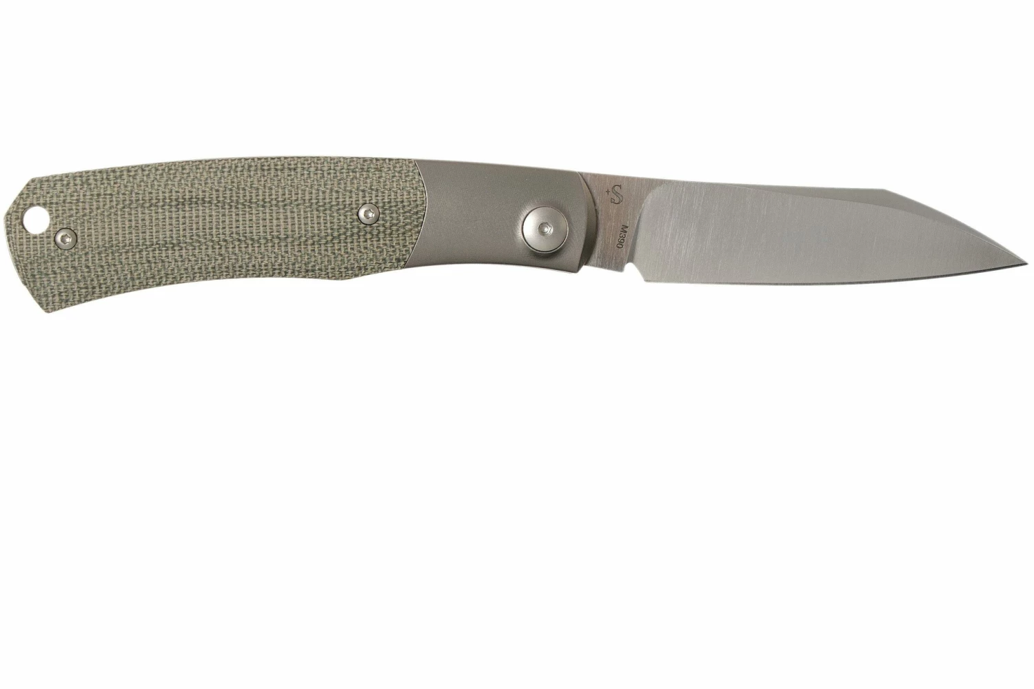 Viper Hug V5992CG Green Canvas Micarta Couteau De Poche, Sacha Thiel Design 4 Viper Hug V5992CG Green Canvas Micarta Couteau De Poche, Sacha Thiel Design – Image 2