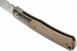 Viper Hug V5992CN Natural Canvas Micarta Couteau De Poche, Sacha Thiel Design -KNIVESANDTOOLS Magasin VPV5992CN 05 viper