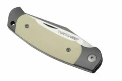 Viper Twin, V6002GI, Satin M390, Couteau De Poche Ivory G10, Fabrizio Silvestrelli Design -KNIVESANDTOOLS Magasin VPV6002GI 06 viper