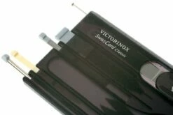 Victorinox SwissCard Classic Noir Transparent 0.7133.T3 -KNIVESANDTOOLS Magasin VT 07133T3 04 victorinox swisscard transparant zwart vt07133t3 d4