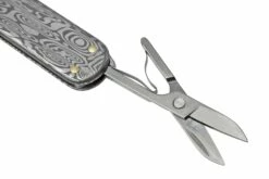 Victorinox Classic SD Brilliant, Damast, 0.6221.34 Couteau Suisse -KNIVESANDTOOLS Magasin VT0 6221 34 04 victorinox