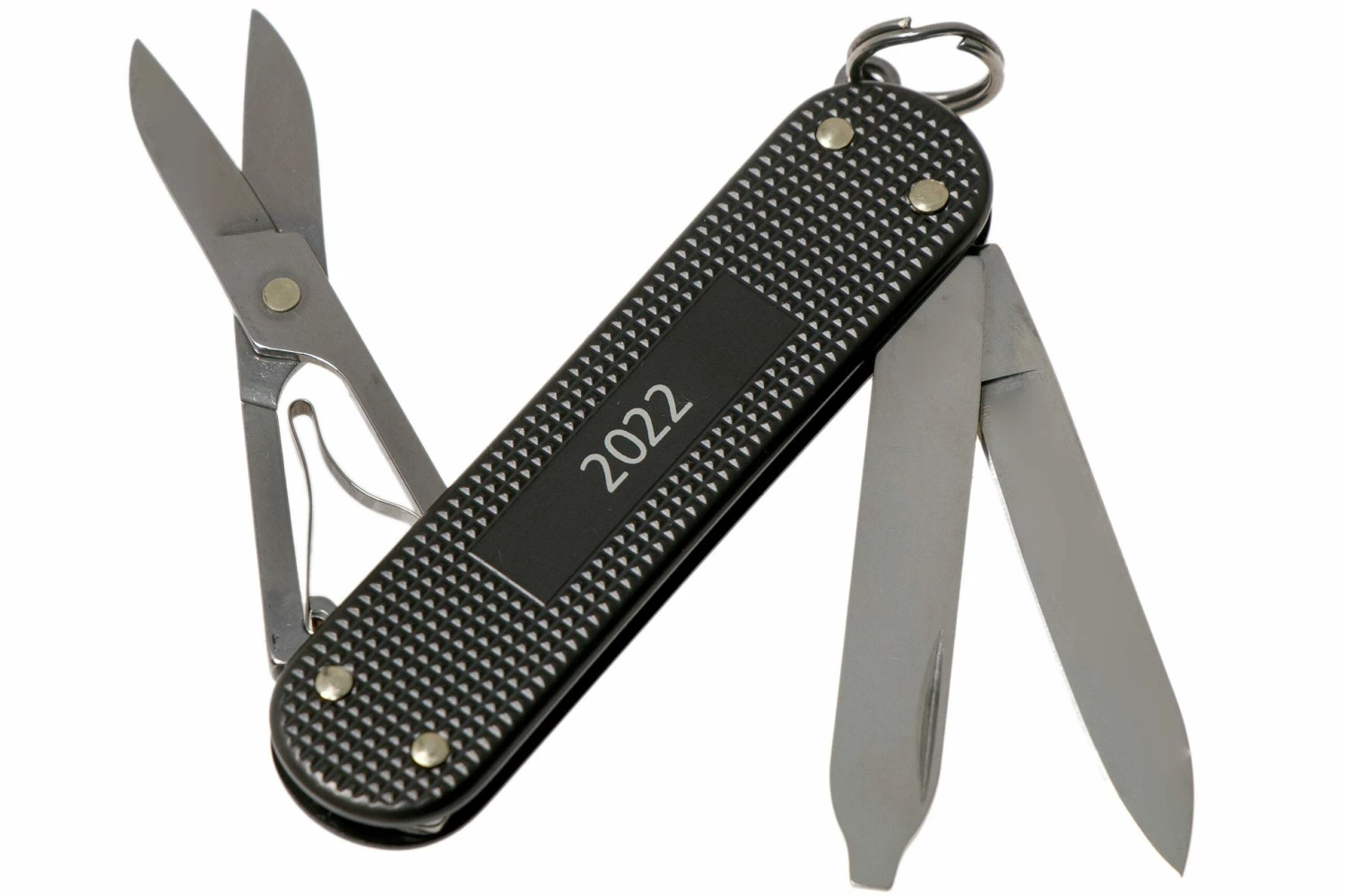 Victorinox Classic SD Alox Limited Edition 2022, 0.6221.L22 Thunder Gray Zwitsers Couteau De Poche 4 Victorinox Classic SD Alox Limited Edition 2022, 0.6221.L22 Thunder Gray Zwitsers Couteau De Poche – Image 2