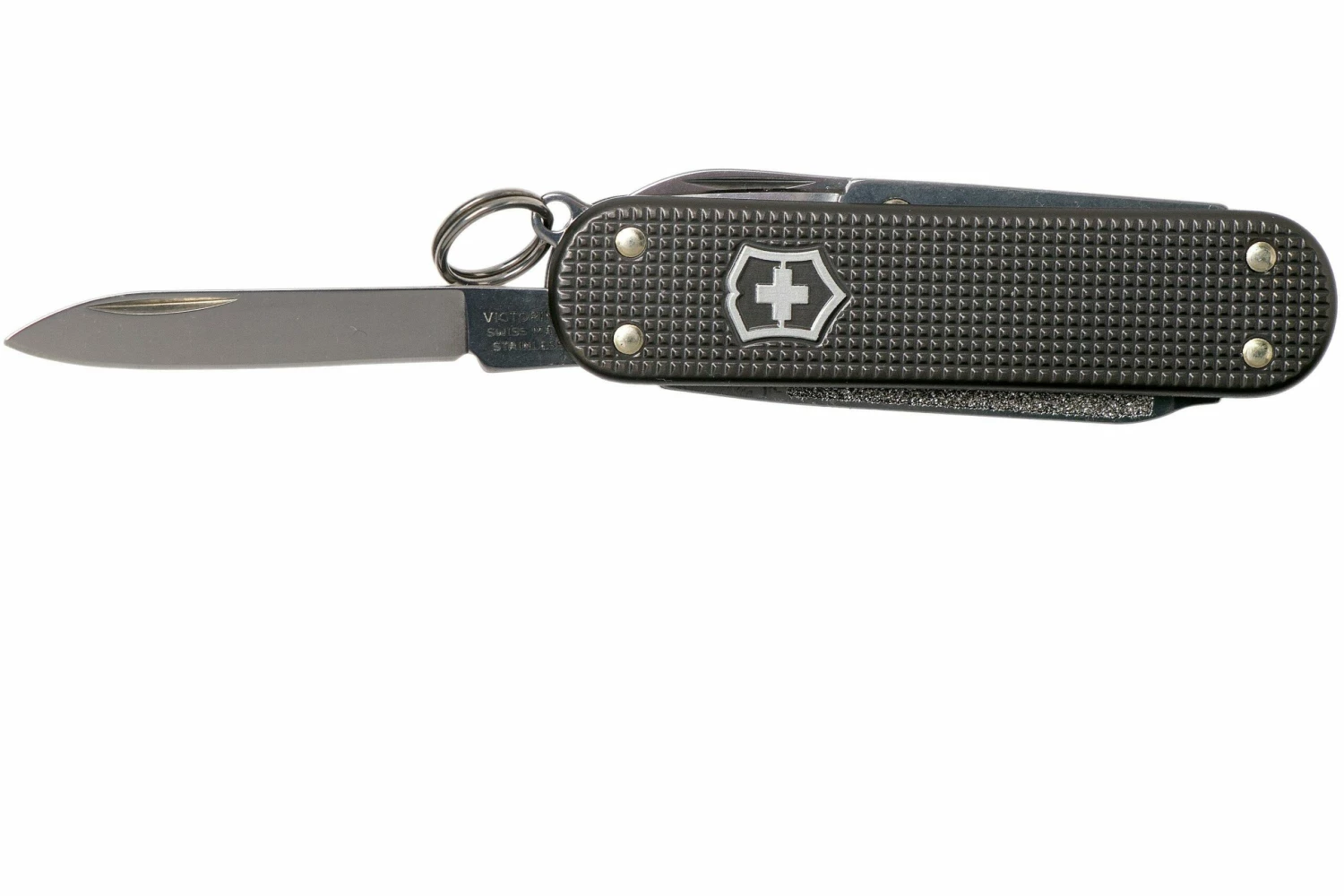 Victorinox Classic SD Alox Limited Edition 2022, 0.6221.L22 Thunder Gray Zwitsers Couteau De Poche 5 Victorinox Classic SD Alox Limited Edition 2022, 0.6221.L22 Thunder Gray Zwitsers Couteau De Poche – Image 3