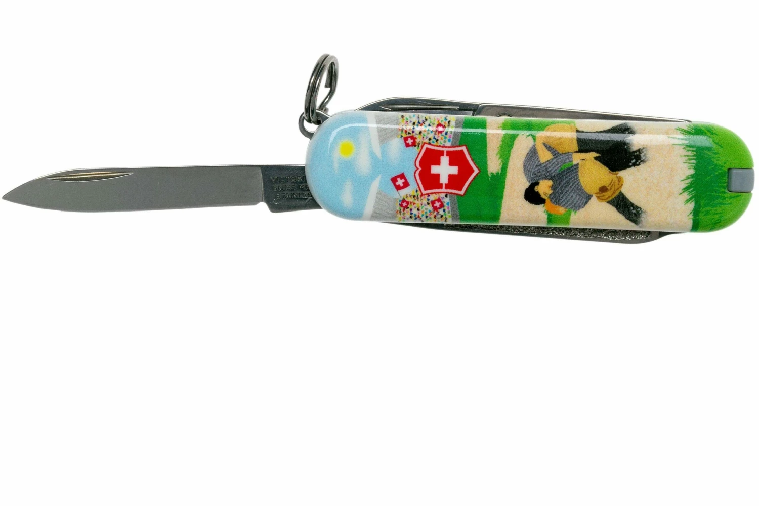 Victorinox Classic SD Swiss Wrestling Limited Edtion 2020 0-6223-L2009 Couteau Suisse 5 Victorinox Classic SD Swiss Wrestling Limited Edtion 2020 0-6223-L2009 Couteau Suisse – Image 3