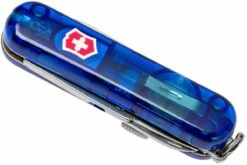Victorinox Signature Lite Bleu Transparent 0.6226.T2 Couteau Suisse -KNIVESANDTOOLS Magasin VT0 6226 T2 05 victorinox vt0 6226 t2 05
