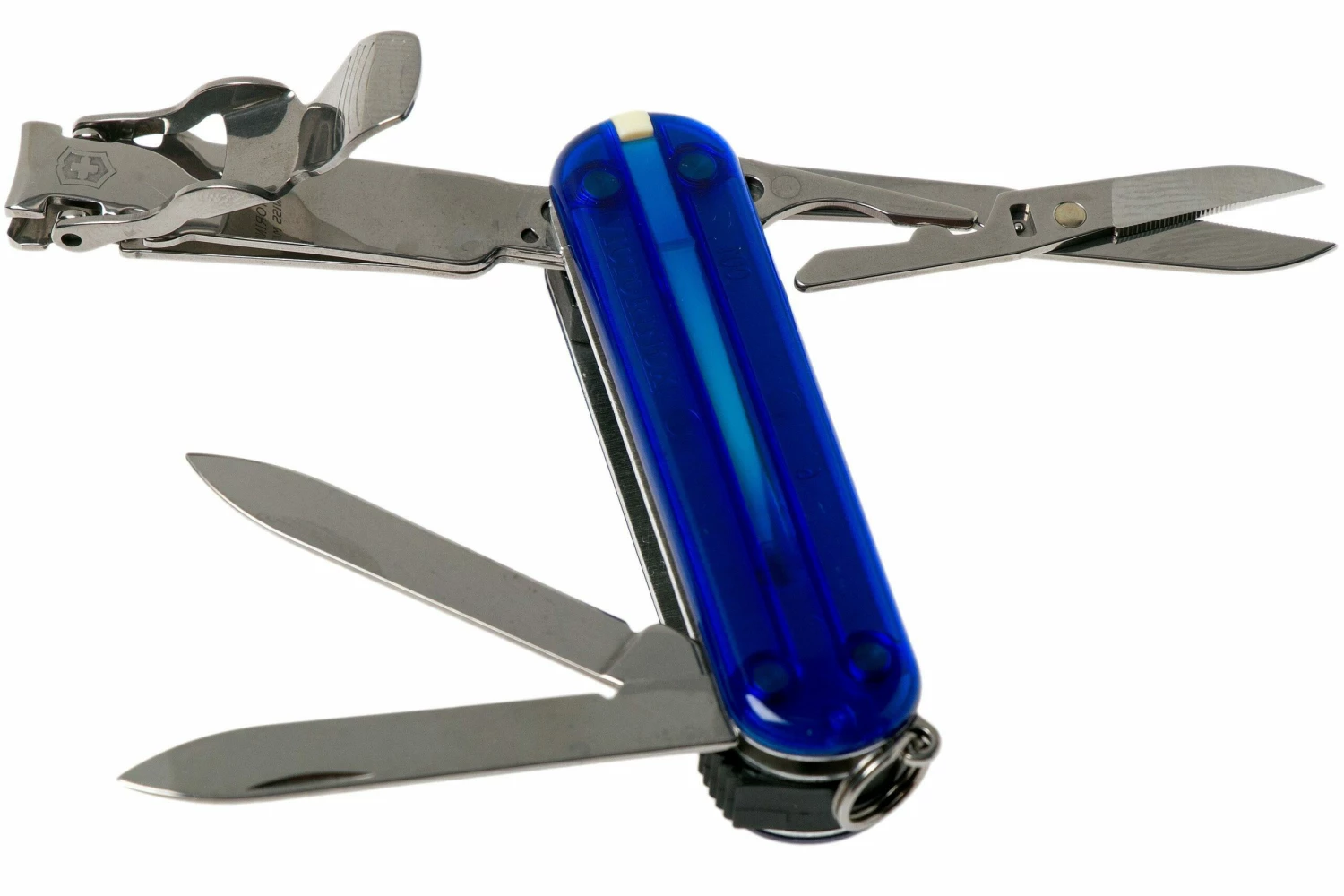 Victorinox Nail Clip 580 Bleu Transparent 0.6463.T2 Couteau Suisse 4 Victorinox Nail Clip 580 Bleu Transparent 0.6463.T2 Couteau Suisse – Image 2