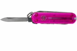 Victorinox Nail Clip 580 Rose Transparent 0.6463.T5 Couteau Suisse -KNIVESANDTOOLS Magasin VT0 6463 T5 03 victorinox