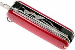 Victorinox Nail Clip 580, Couteau Suisse, Rouge Transparent -KNIVESANDTOOLS Magasin VT0 6463 T 06 victorinox vt0 6463 t 06