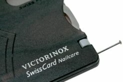 Victorinox SwissCard Nailcare Noir Transparent 0.7240.T3 -KNIVESANDTOOLS Magasin VT0 7240 T3 04 victorinox