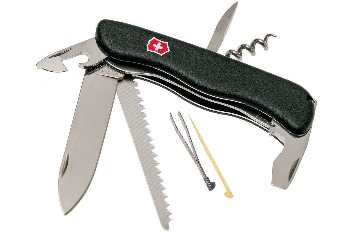 Victorinox Forester Noir 0.8363.3 Couteau Suisse 3 Victorinox Forester Noir 0.8363.3 Couteau Suisse