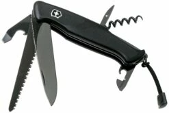 Victorinox RangerGrip 55 Onyx Black 0.9563.C31P Couteau Suisse
