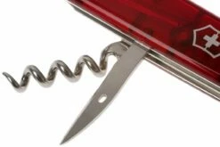 Victorinox Spartan, Rouge Transparent 1.3603.T Couteau Suisse -KNIVESANDTOOLS Magasin VT1 3603 T 04 victorinox spartan rood transparant vt1 3603 t d4