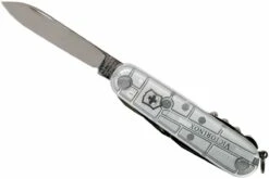 Victorinox Climber Argent Transparent 1.3703.T Couteau Suisse -KNIVESANDTOOLS Magasin VT1 3703 T7 03 victorinox vt1 3703 t7 03