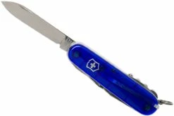 Victorinox Huntsman Bleu Transparent 1.3713.T2 Couteau Suisse -KNIVESANDTOOLS Magasin VT1 3713 T2 04 victorinox vt1 3713 t2 04