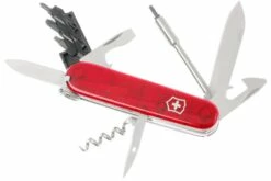 Victorinox CyberTool, Rouge Transparent 1.7605.T, Couteau Suisse Avec 29 Fonctions