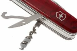 Victorinox CyberTool, Rouge Transparent 1.7725.T, Couteau Suisse Avec 34 Fonctions -KNIVESANDTOOLS Magasin VT1 7725 T 06 victorinox cybertool 34 rood vt1 7725 t d6
