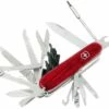 Victorinox CyberTool, Rouge Transparent 1.7775.T, Couteau Suisse Avec 41 Fonctions -KNIVESANDTOOLS Magasin VT1 7775 T 01 victorinox vt1 7775 t cybertool 41 d1