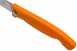 Victorinox SwissClassic 6.7836.F9B Couteau à Légumes Pliant Dentelé, Orange -KNIVESANDTOOLS Magasin VT6 7836 F9B 06 victorinox