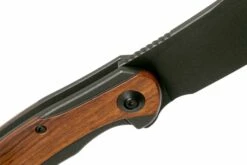 WE Knife Snick WE19022F-3 Blackwashed, Cuibourtia Wood Couteau De Poche -KNIVESANDTOOLS Magasin WKWE19022F 3 06 we knife