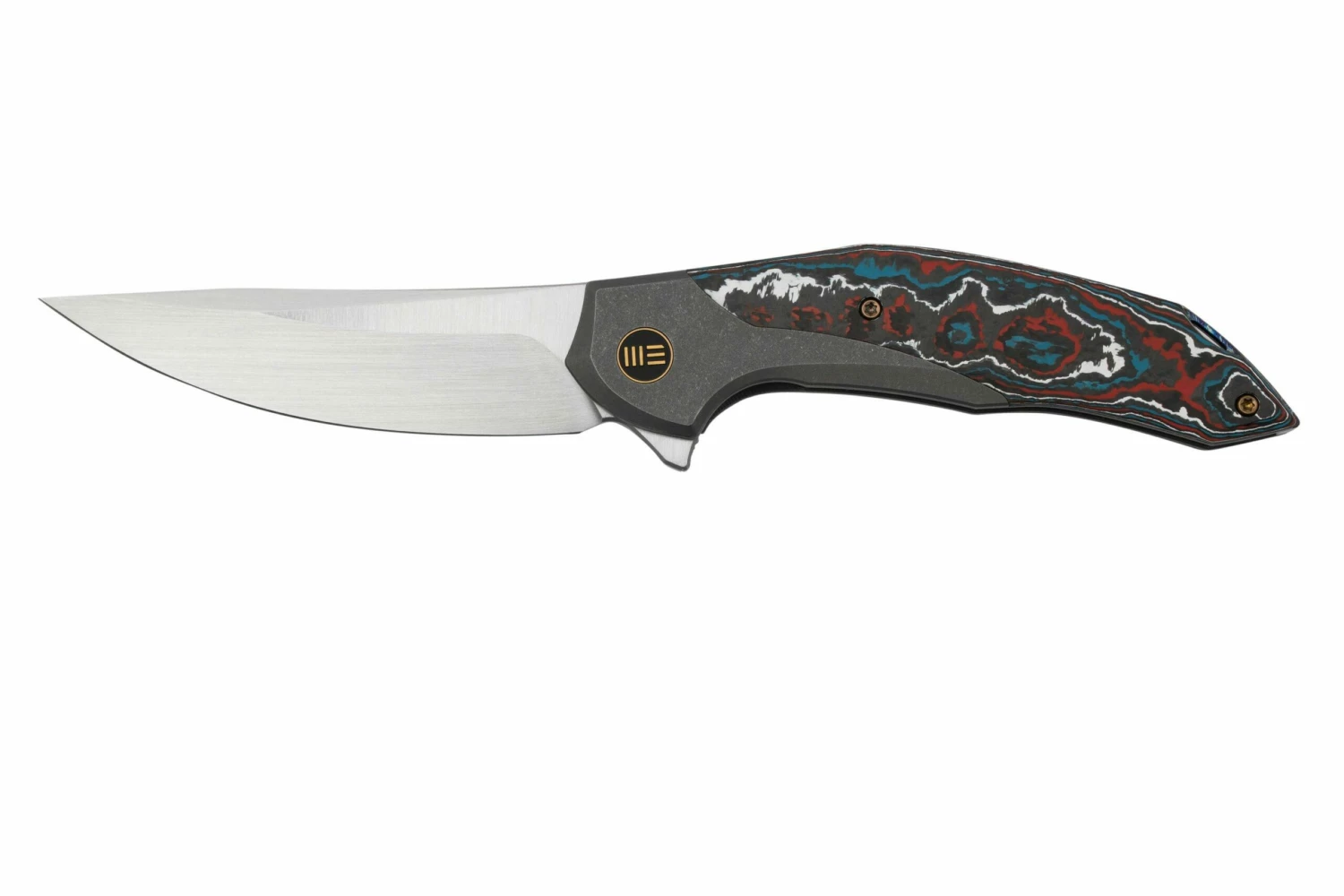 WE Knife Merata, WE22008B-2 Limited Edition, Nebula Fatcarbon, Grey Titanium CPM 20CV Couteau De Poche 3 WE Knife Merata, WE22008B-2 Limited Edition, Nebula Fatcarbon, Grey Titanium CPM 20CV Couteau De Poche