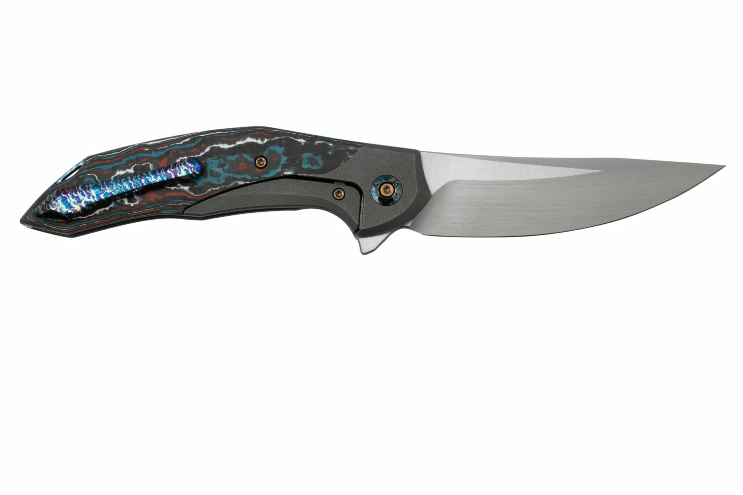 WE Knife Merata, WE22008B-2 Limited Edition, Nebula Fatcarbon, Grey Titanium CPM 20CV Couteau De Poche 4 WE Knife Merata, WE22008B-2 Limited Edition, Nebula Fatcarbon, Grey Titanium CPM 20CV Couteau De Poche – Image 2