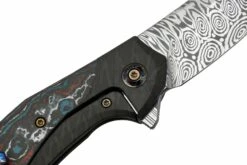 WE Knife Merata, WE22008B-DS1 Limited Edition, Gray Titanium, Heimskringla Damasteel, Couteau De Poche 13 WE Knife Merata, WE22008B-DS1 Limited Edition, Gray Titanium, Heimskringla Damasteel, Couteau De Poche -KNIVESANDTOOLS Magasin WKWE22008B DS1 05 weknife