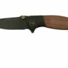 WE Knife Nitro Mini WE22015-4, Black Titanium, Brown Micarta Inlay, CPM 20CV Couteau De Poche -KNIVESANDTOOLS Magasin WKWE22015 4 01 weknive