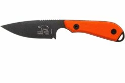 White River Knives M1 Backpacker Pro Orange G10, Black Ionbond Couteau Fixe, étui Kydex