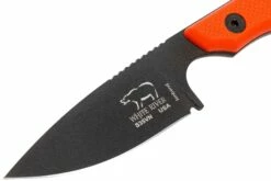 White River Knives M1 Backpacker Pro Orange G10, Black Ionbond Couteau Fixe, étui Kydex -KNIVESANDTOOLS Magasin WRBP PRO CBI TOR 03 white river knives