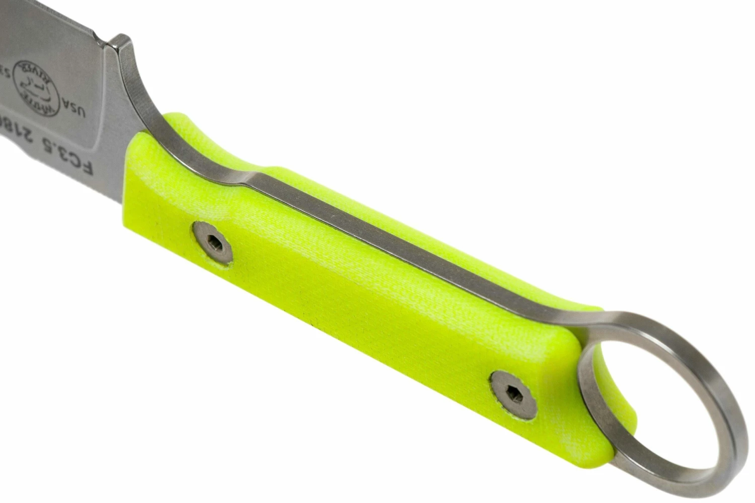 White River Knives FC3.5 Pro Firecraft Couteau De Survie Yellow G10, étui En Kydex Avec Firesteel 6 White River Knives FC3.5 Pro Firecraft Couteau De Survie Yellow G10, étui En Kydex Avec Firesteel – Image 4