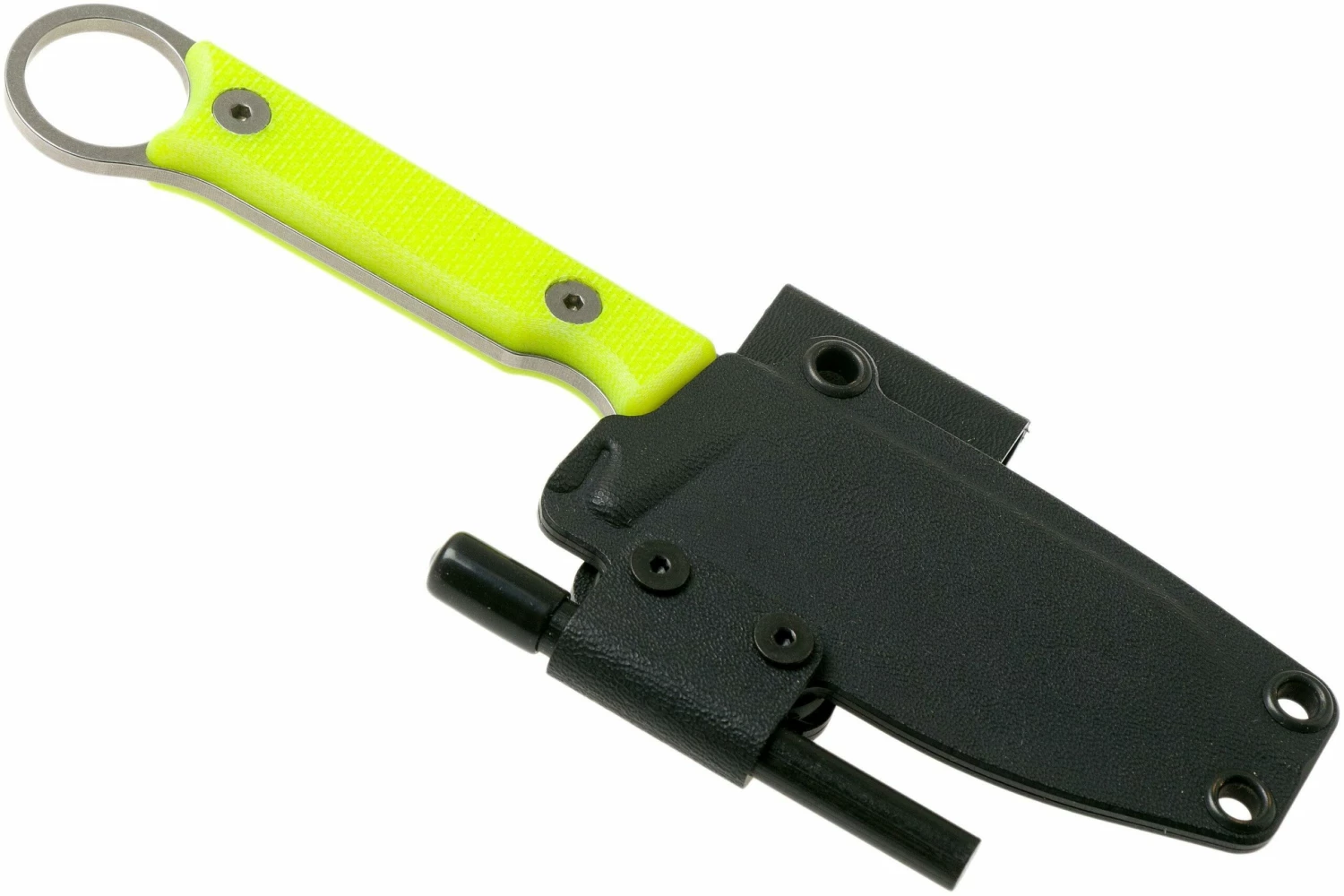 White River Knives FC3.5 Pro Firecraft Couteau De Survie Yellow G10, étui En Kydex Avec Firesteel 8 White River Knives FC3.5 Pro Firecraft Couteau De Survie Yellow G10, étui En Kydex Avec Firesteel – Image 6