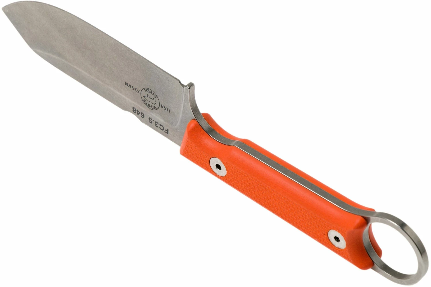 White River Knives FC3.5 Pro Firecraft Couteau De Survie Orange G10, étui Kydex Avec Pierre à Feu 7 White River Knives FC3.5 Pro Firecraft Couteau De Survie Orange G10, étui Kydex Avec Pierre à Feu – Image 5