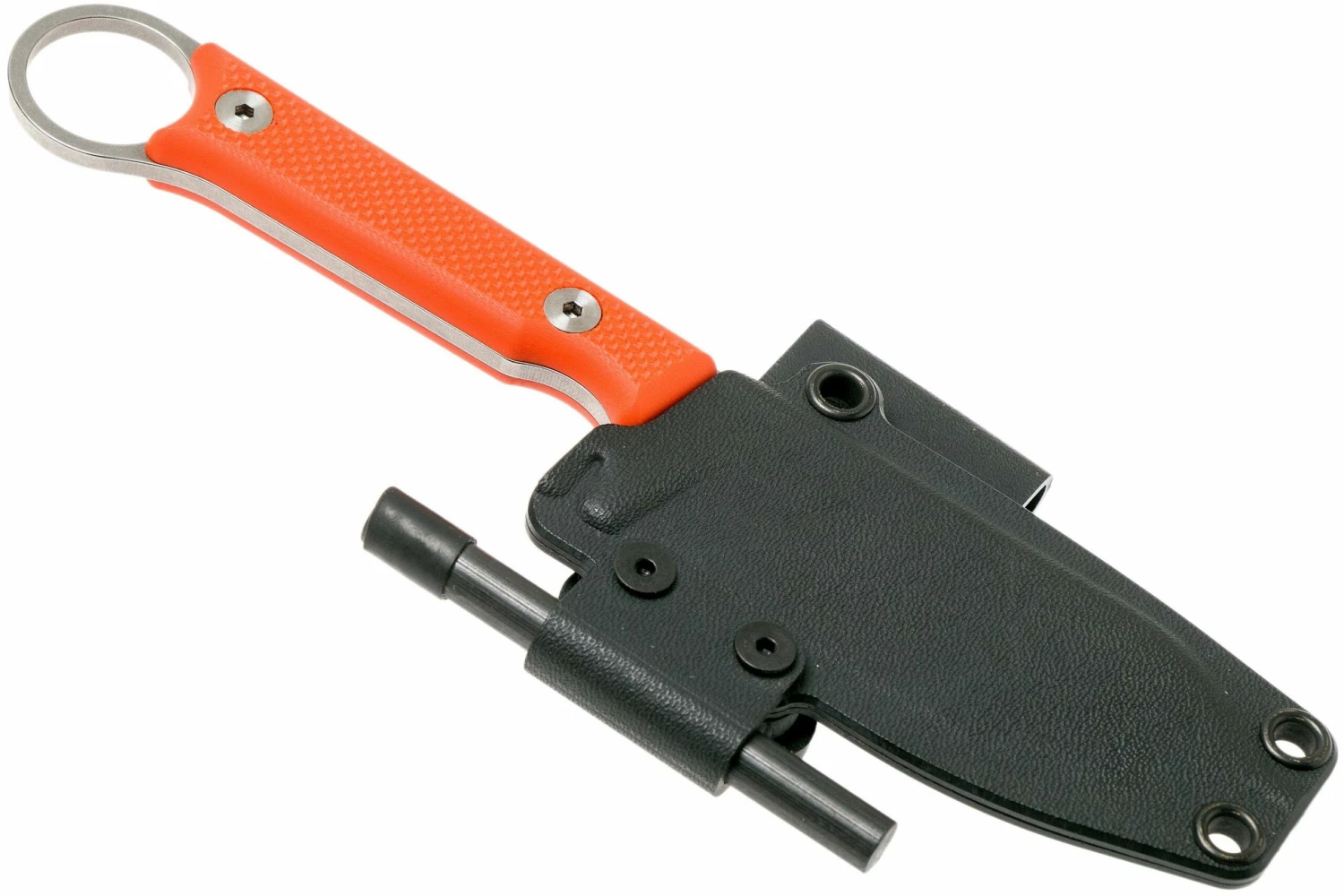 White River Knives FC3.5 Pro Firecraft Couteau De Survie Orange G10, étui Kydex Avec Pierre à Feu 9 White River Knives FC3.5 Pro Firecraft Couteau De Survie Orange G10, étui Kydex Avec Pierre à Feu – Image 7